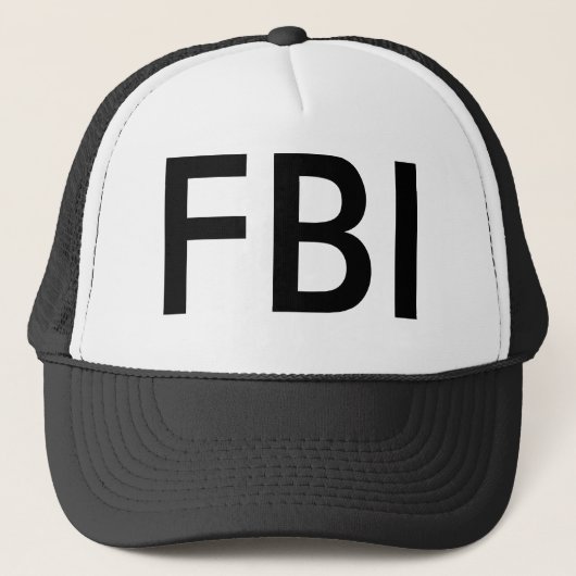 Gorra de FBI Trucker Pet (Voorkant)