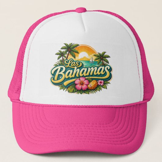 GORRA DE LAS BAHAMAS TRUCKER PET (Voorkant)