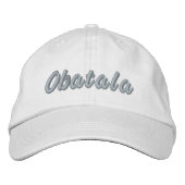 Gorra de obatala geborduurde pet (Voorkant)