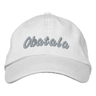 Gorra de obatala geborduurde pet