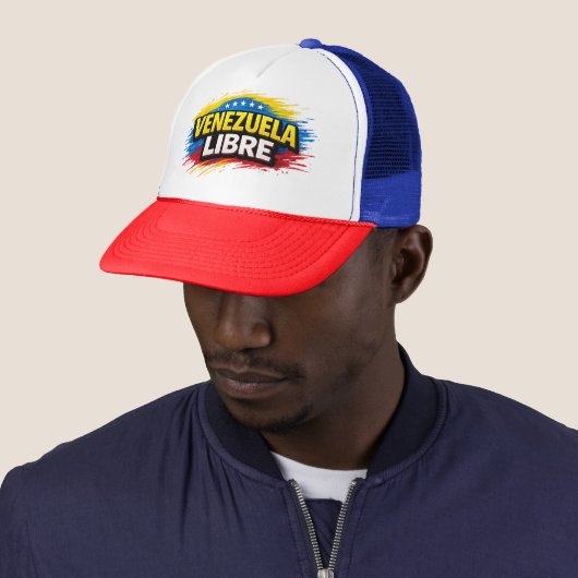 GORRA DE VENEZUELA LIBRE TRUCKER PET (In situ)