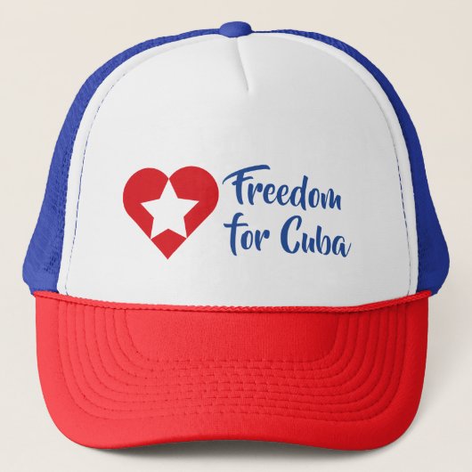 Gorra Freedom for Cuba Trucker Pet (Voorkant)
