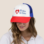 Gorra Freedom for Cuba Trucker Pet (In situ)