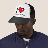 Gorra I love CLOUDGAR Trucker Pet (In situ)