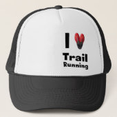 Gorra "I love Trail Running" Trucker Pet (Voorkant)