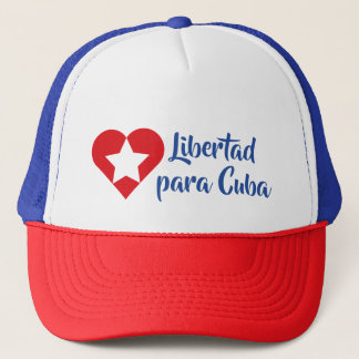 Gorra Libertad para Cuba Trucker Pet