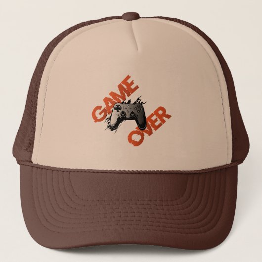 Gorra muy atractiva - Game Over Trucker Pet (Voorkant)