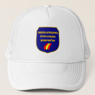 Gorra Seguridad Privada España Placa Trucker Pet