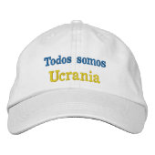 Gorra todos somos Ucrania Geborduurde Pet (Voorkant)