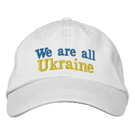 Gorra We are all Ukraine Geborduurde Pet