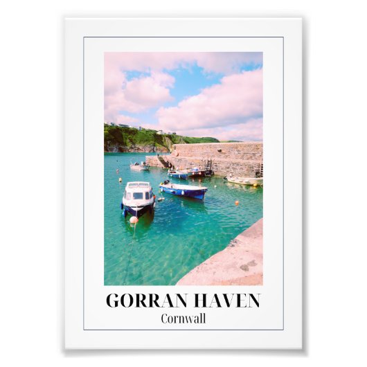 Gorran Haven, Cornwall Foto Afdruk (Voorkant)
