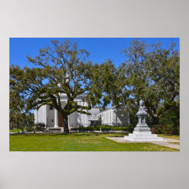 Gorrie-monument en kerk poster