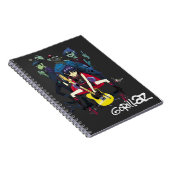 Gorrillaz T-Shirt Notitieboek (Rechterzijde)