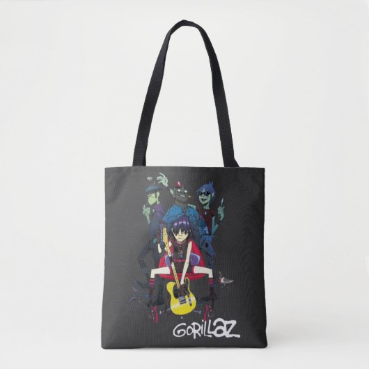 Gorrillaz T-Shirt Tote Bag (Voorkant)