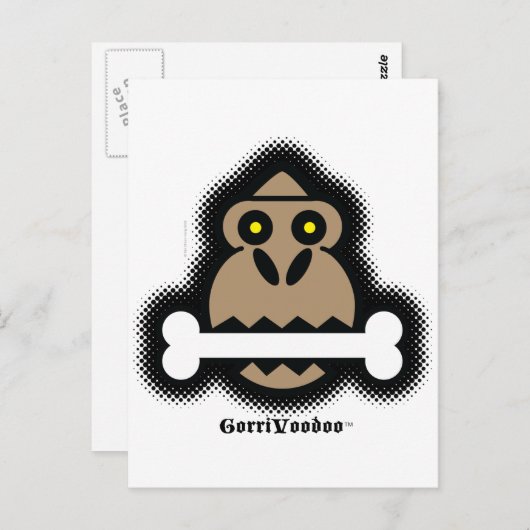 GorriVoodoo™ Briefkaart (Voorkant / Achterkant)