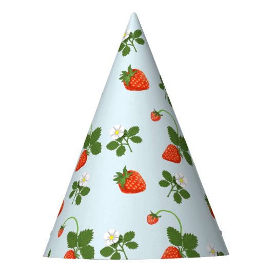 Gorro De Fiesta Strawberries Feesthoedjes (Voorkant)