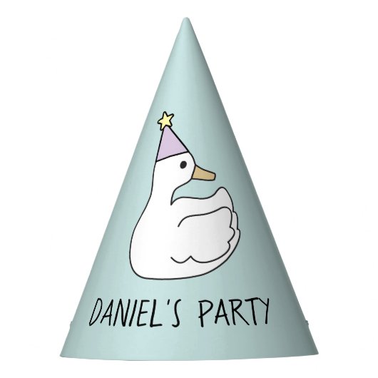 Gorro de papel con pato feesthoedjes (Voorkant)