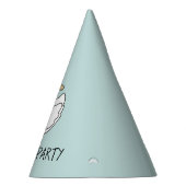 Gorro de papel con pato feesthoedjes (Rechts)