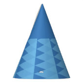 Gorro de papel fiesta azul feesthoedjes (Links)