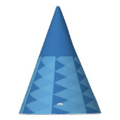 Gorro de papel fiesta azul feesthoedjes (Rechts)