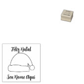 Gorro do Papai Noel Rubber Stamp Rubberstempel (Gestempeld)