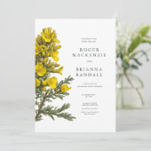 Gorse Invitation Kaart (Staand voorkant)