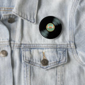Gorst Records Retro Style Button (In situ)