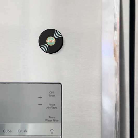 Gorst Records Retro Style Button Magneet (Insitu (Koelkast))