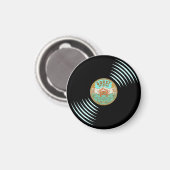 Gorst Records Retro Style Button Magneet (Voorkant / Achterkant)