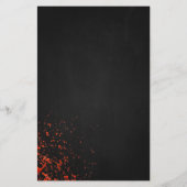 Gory Blood Drips Halloween Party Flyer (Achterkant)