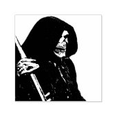 Gory Grim Reaper met Scythe Zelfinktende Stempel (Design)