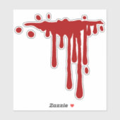 Gory Red Druppelend Bloed Sticker (Vel)