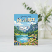 Gosausee Oostenrijk Briefkaart (Staand voorkant)