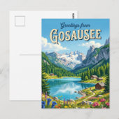 Gosausee Oostenrijk Briefkaart (Voorkant / Achterkant)