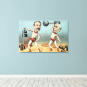 Goschen en Ritchie, de Champion Weight Canvas Afdruk (Insitu (Houten vloer))