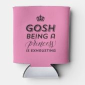 Gosh is een prinses die grappig meisje uitdrijft blikjeskoeler (Voorkant)