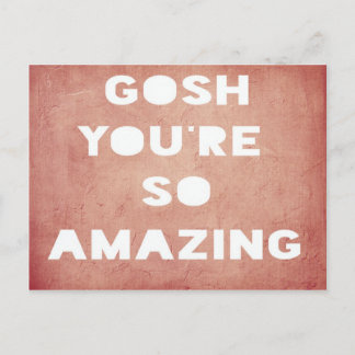 Gosh, verbazingwekkend Briefkaart