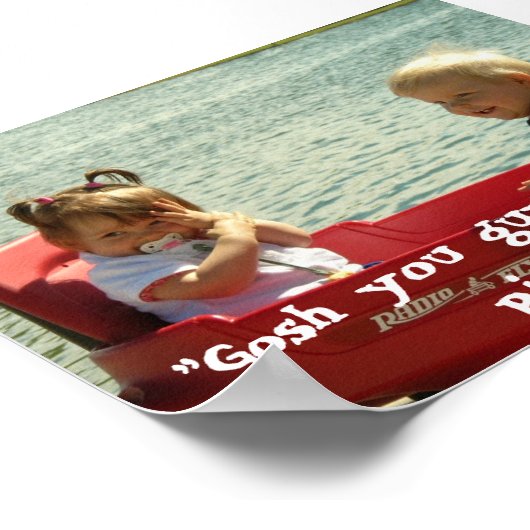 "GOSH you GUYS" Poster (Hoek)