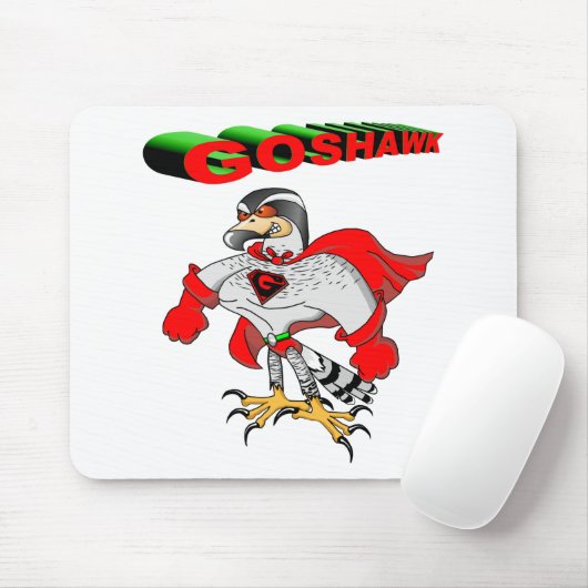 Goshawk Cartoon Muismat (Met muis)