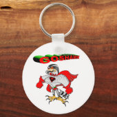 Goshawk Cartoon Sleutelhanger (Voorkant)