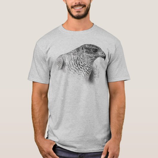 Goshawk Drawing T-shirt (Voorkant)