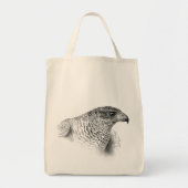Goshawk Drawing Tote Bag (Voorkant)