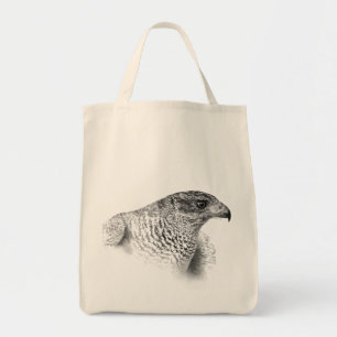 Goshawk Drawing Tote Bag