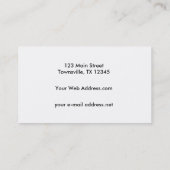 Goshawk Drawing Visitekaartje (Achterkant)