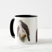 Goshawk John Gould Birds of Great Britain Wildlife Mok (Voorkant links)