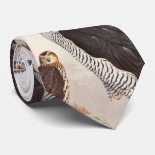 Goshawk John Gould Birds of Great Britain Wildlife Stropdas