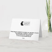 Goshawk? Kerstman! Eagle? - De Groeten van Feestdagen Kaart (Achterkant)