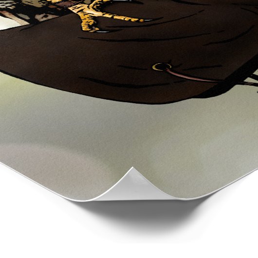 Goshawk op Glove Poster (Hoek)