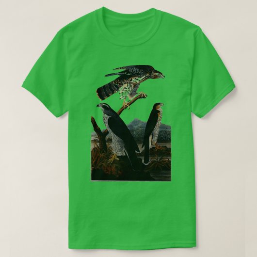 Goshawk Vogels van Prey Hawk Air Raptors T-shirt (Design voorkant)