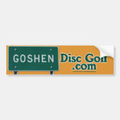 Goshen Disk Golf Bumpersticker (Voorkant)